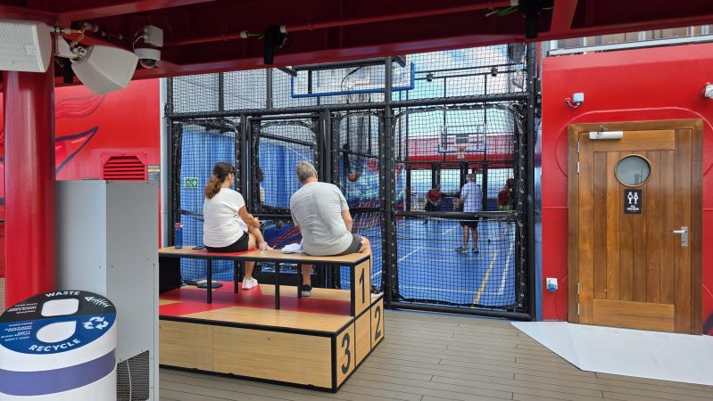 sports court area on brilliant lady virgin voyages